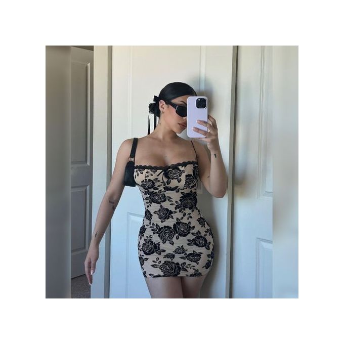 Sexy & Stunning Summer Stamp Duty Slingback Dress For Women